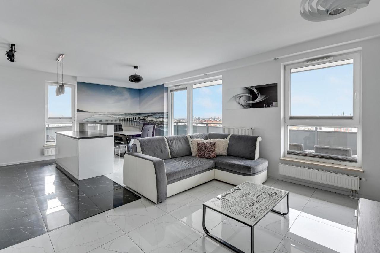 Grand Apartments - Luxury Apartment On The 11Th Floor With A View Of The Old Town Gdańsk Extérieur photo