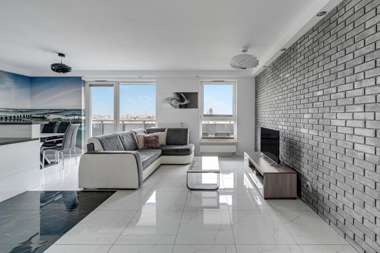 Grand Apartments - Luxury Apartment On The 11Th Floor With A View Of The Old Town Gdańsk Extérieur photo